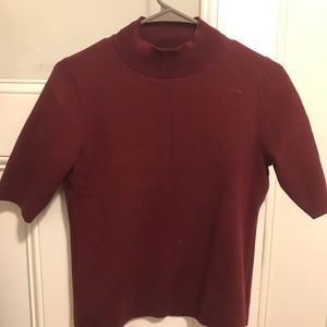Ann Taylor maroon/purple formal 1/3 sleeve sweater